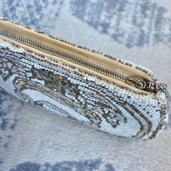 Vintage 1930s Czech Glass Beaded Evening Bag - Picture 3 of 7